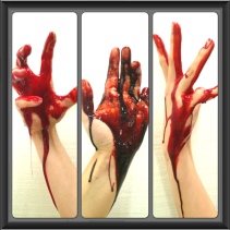 bloody hands